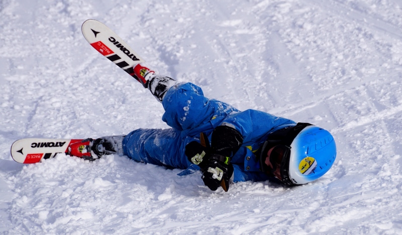 skiing accident